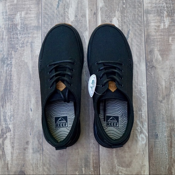 Reef Rover Low Black w/ Gum Bottoms Men’s Shoes - Picture 4 of 8